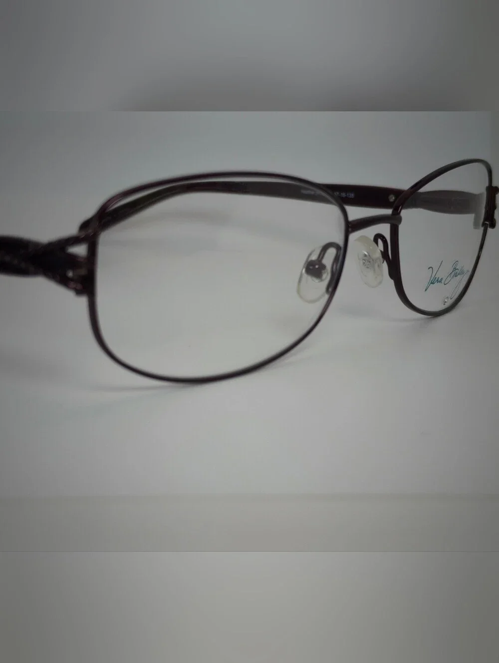 Vera Bradley.Gail. Dark Brown Oval Metal Eyeglass Frames.